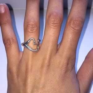 Tiffany open heart ring